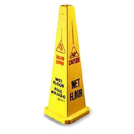 RUBBERMAID Cone "Wet Floor" 36" Yellow 23879